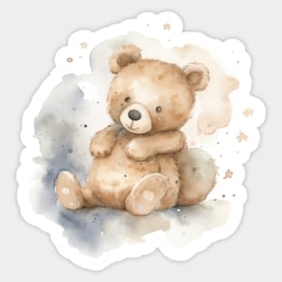 Cute baby teddy bear Sticker